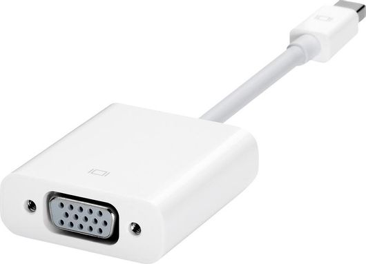 Apple MB572 Μετατροπέας mini DisplayPort male σε VGA female Λευκό
