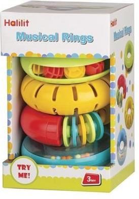Κρουστό Μουσικό Παιχνίδι Halilit Musical Rings για 1+ Ετών