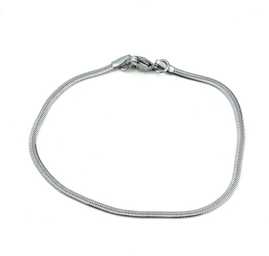 Αλυσίδα Χεριού Goldsmith Ατσάλινη Φίδι Πλακέ