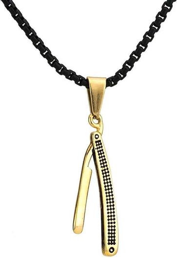 Ανδρικό Κολιέ Goldsmith Λεπίδα Ανοξείδωτο Ατσάλι Χρυσό