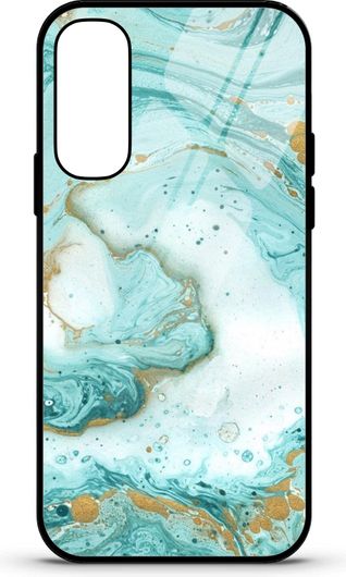 Θήκη Κινητού Caselab 3672 Back Cover Σιλικόνης για Honor Honor 50/Nova 9 Marble Liquid Turquise Gold