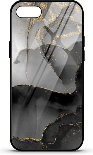 Θήκη Κινητού Caselab 3674 Back Cover Σιλικόνης για Apple iPhone 7/iPhone 8 Plus Marble Black Grey Gold