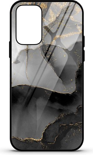 Θήκη Κινητού Caselab 3674 Back Cover Σιλικόνης για Samsung Galaxy A21S Marble Black Grey Gold