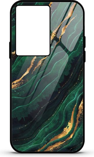 Θήκη Κινητού Caselab 3675 Back Cover Σιλικόνης για Samsung Galaxy Note 20 Ultra Marble Dark Green Gold