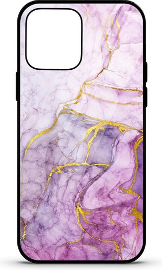 Θήκη Κινητού Caselab 3677 Back Cover Σιλικόνης για Apple iPhone 11 Pro Max Marble Purple White Gold