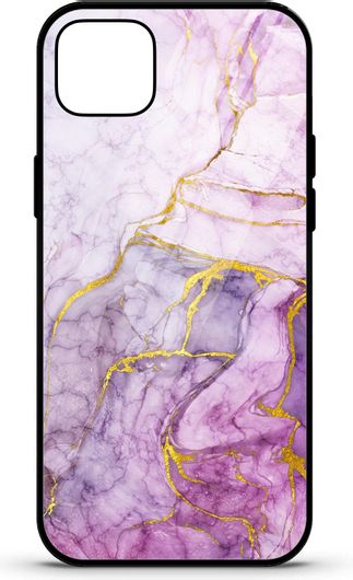 Θήκη Κινητού Caselab 3677 Back Cover Σιλικόνης για Apple iPhone 13 mini Marble Purple White Gold