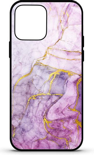Θήκη Κινητού Caselab 3677 Back Cover Σιλικόνης για Apple iPhone 13 Pro Max Marble Purple White Gold