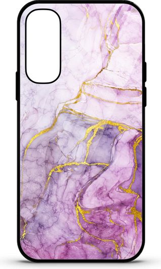 Θήκη Κινητού Caselab 3677 Back Cover Σιλικόνης για Honor Honor 50/Nova 9 Marble Purple White Gold