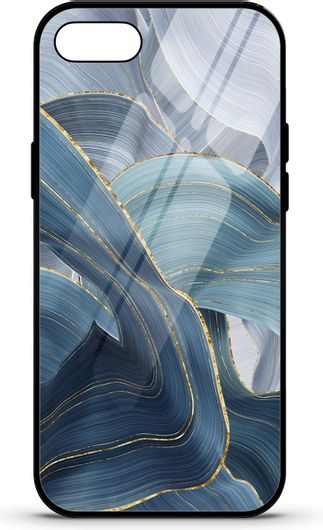 Θήκη Κινητού Caselab 3679 Back Cover Σιλικόνης για Apple iPhone 6/iPhone 6s Marble Blue Shades Gold