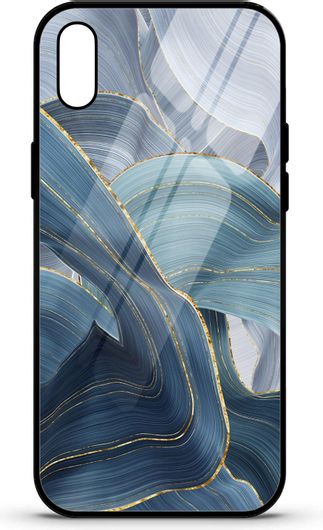 Θήκη Κινητού Caselab 3679 Back Cover Σιλικόνης για Xiaomi Redmi 7A Marble Blue Shades Gold