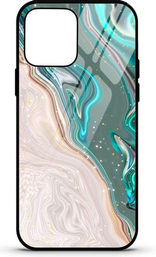 Θήκη Κινητού Caselab 3680 Back Cover Σιλικόνης για Apple iPhone 13 Pro Marble Liquid Turquise White