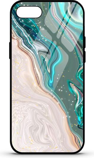 Θήκη Κινητού Caselab 3680 Back Cover Σιλικόνης για Apple iPhone 7/iPhone 8 Plus Marble Liquid Turquise White