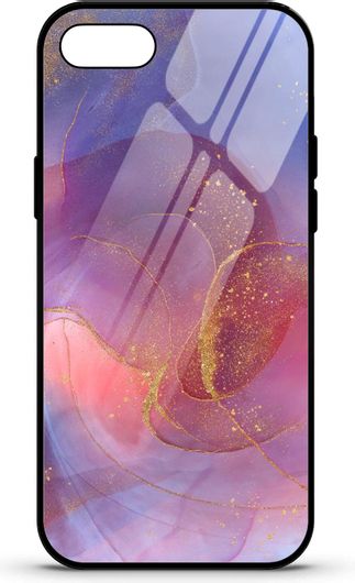 Θήκη Κινητού Caselab 3684 Back Cover Σιλικόνης για Apple iPhone 7/iPhone 8 Plus Marble Pink Purple Gold
