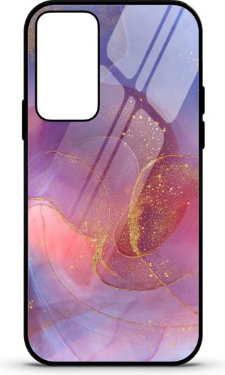 Θήκη Κινητού Caselab 3684 Back Cover Σιλικόνης για Samsung Galaxy A53 5G Marble Pink Purple Gold