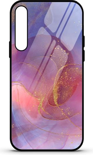 Θήκη Κινητού Caselab 3684 Back Cover Σιλικόνης για Samsung Galaxy A70/Galaxy A70S Marble Pink Purple Gold