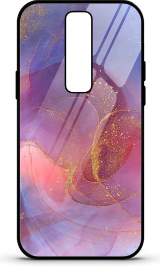Θήκη Κινητού Caselab 3684 Back Cover Σιλικόνης για Xiaomi Redmi 8/Redmi 8A Marble Pink Purple Gold