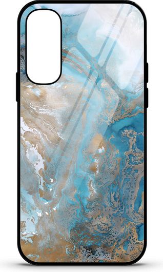 Θήκη Κινητού Caselab 3686 Back Cover Σιλικόνης για Honor Honor 50/Nova 9 Marble Map Sea Blue Brown