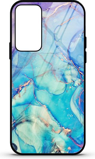 Θήκη Κινητού Caselab 3688 Back Cover Σιλικόνης για Xiaomi Redmi Note 10 Pro Marble Blue Shades Purple