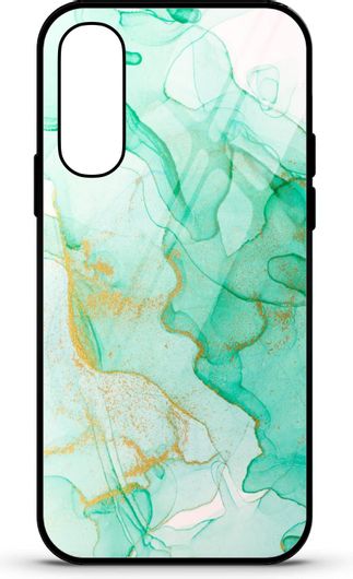 Θήκη Κινητού Caselab 3689 Back Cover Σιλικόνης για Xiaomi Poco F3 Marble Green Shades Gold