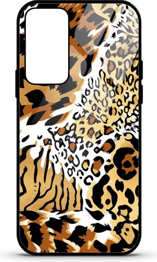 Θήκη Κινητού Caselab 3697 Back Cover Σιλικόνης για Realme GT NEO 2 Animal Print White Brown