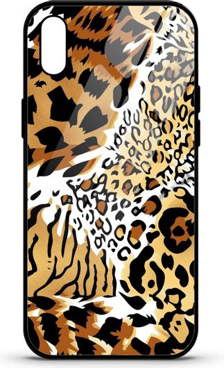 Θήκη Κινητού Caselab 3697 Back Cover Σιλικόνης για Samsung A20E Animal Print White Brown