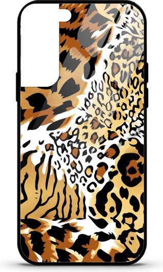 Θήκη Κινητού Caselab 3697 Back Cover Σιλικόνης για Samsung Galaxy S21 Plus Animal Print White Brown