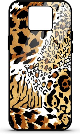 Θήκη Κινητού Caselab 3697 Back Cover Σιλικόνης για Xiaomi Redmi Note 9 Animal Print White Brown