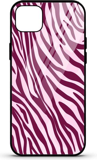 Θήκη Κινητού Caselab 3698 Back Cover Σιλικόνης για Apple iPhone 12 mini Animal Print Zebra Pink