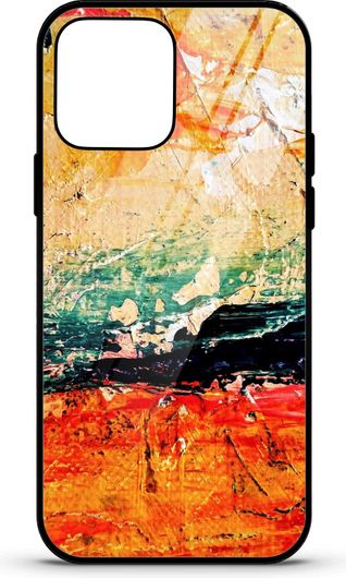 Θήκη Κινητού Caselab 4388 Back Cover Σιλικόνης για Apple iPhone 13 Pro Max Canvas Orange Green Beige