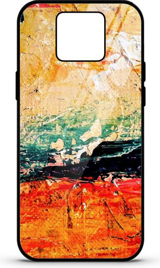 Θήκη Κινητού Caselab 4388 Back Cover Σιλικόνης για Xiaomi Redmi Note 9s/Redmi Note 9 Pro Canvas Orange Green Beige