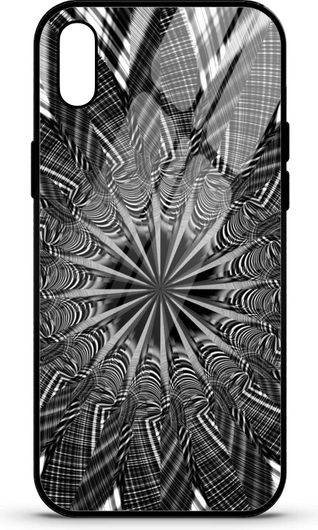 Θήκη Κινητού Caselab 4392 Back Cover Σιλικόνης για Apple iPhone XS Max Shapes Pattern Grey