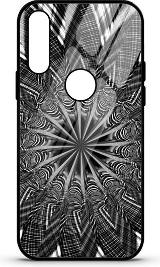 Θήκη Κινητού Caselab 4392 Back Cover Σιλικόνης για Xiaomi Redmi 7 Shapes Pattern Grey