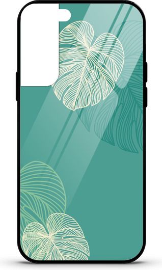 Θήκη Κινητού Caselab 3919 Back Cover Σιλικόνης για Samsung Galaxy S21 Leaves Green Minimal