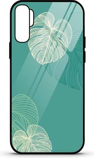 Θήκη Κινητού Caselab 3919 Back Cover Σιλικόνης για Samsung Galaxy S22 Ultra Leaves Green Minimal