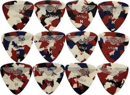 Πένες Prodigy Μπουζουκιού/Τζουρά/Μπαγλαμα Λαϊκή Medium Σετ 12τμχ Confetti