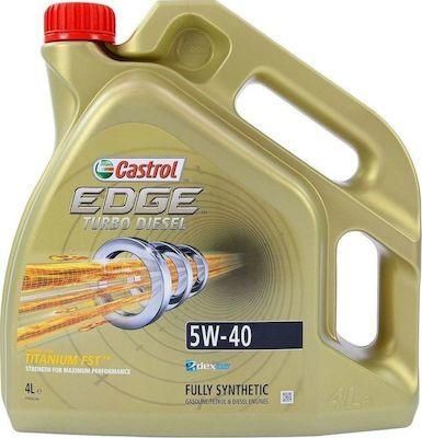 Λάδι Αυτοκινήτου Castrol Oil Edge Turbo Diesel 5W-40 4lt
