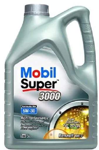 Λάδι Αυτοκινήτου Mobil Συνθετικό Super 3000 5W-30 C3 5lt