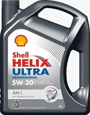 Λάδι Αυτοκινήτου Shell Oil Helix Ultra Professional Am-L 5W-30 5lt