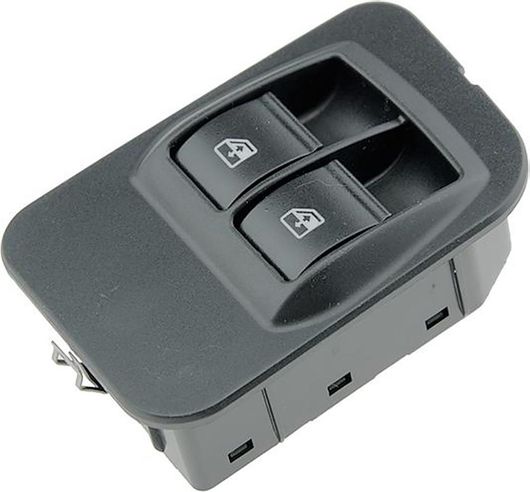 Διακόπτης Παραθύρων Ajs Parts για Peugeot Bipper / Citroen Nemo / Fiorino Διπλος με Πλαίσιο 8pin Διπλός