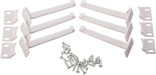 Κλειδαριές Συρταριού Giordani Με Βίδες 6 Τμχ