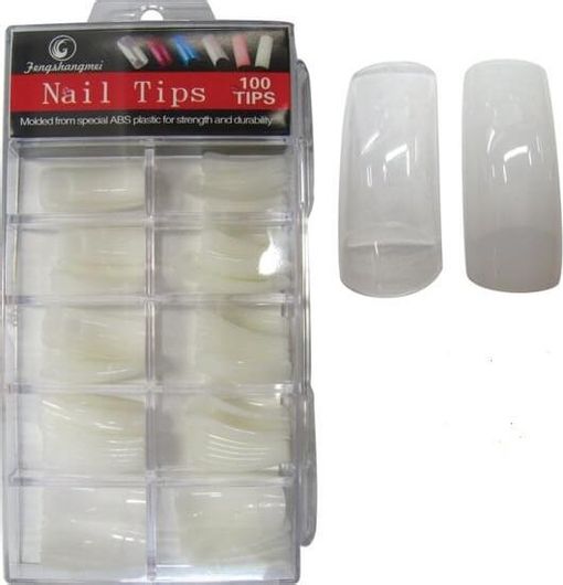 Tips Νυχιών 100τμχ Μπεζ