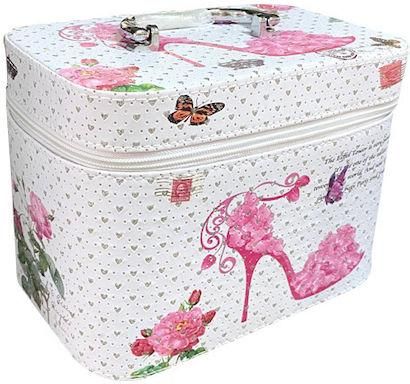 Σετ Νεσεσέρ Ταξιδίου Εκρού με Φερμουάρ 3τεμ