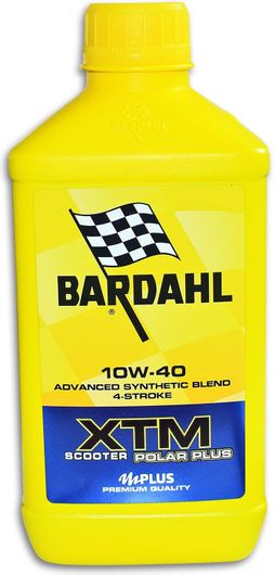 Bardahl XTM 10W-40 Motorradöl – Synthetisch, 1 Liter, Für Hochleistungsmotoren