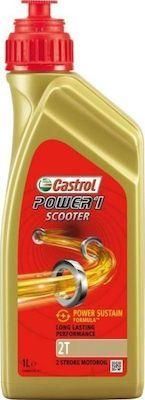 Λάδι Μοτοσυκλέτας Castrol Oil Power 1 Scooter 2T 1lt