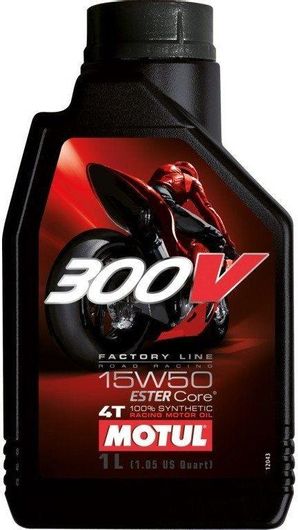 Λάδι Μοτοσυκλέτας Motul 300V Factory Line Road Racing 15W-50 1lt