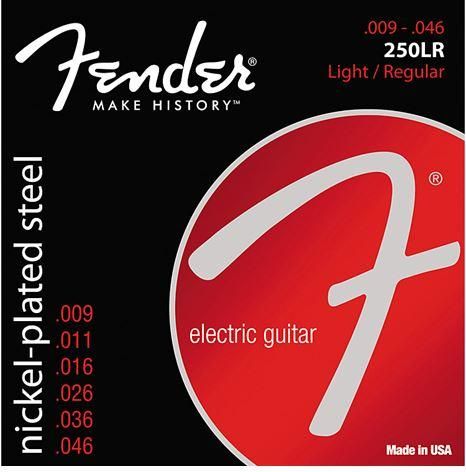Xορδές Ηλεκτρικής Κιθάρας FENDER 250LR Nickel-Plated