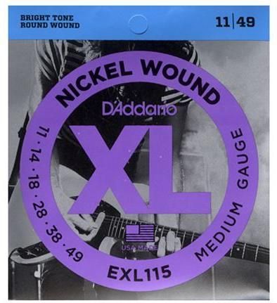 Χορδές Ηλεκτρικής Κιθάρας Daddario EXL-115