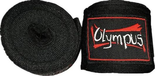 Μπαντάζ Olympus Hand Wraps 3.5m Elastic Ζεύγος Μαύρο