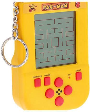 Μπρελόκ Fizz Creation PAC MAN Arcade Game Original Sounds + Gameplay LCD,4 Directional Controls