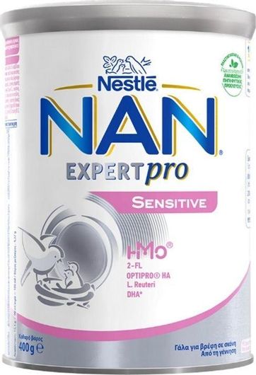 Γάλα σε Σκόνη Nestle Nan Expert Pro Sensitive 400gr για 0+ Μηνών